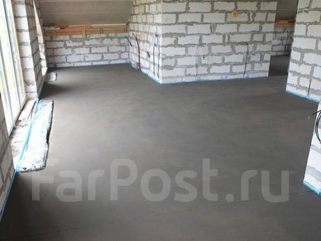Полусухая стяжка пола за один день низкая цена, высокое качество! во ...