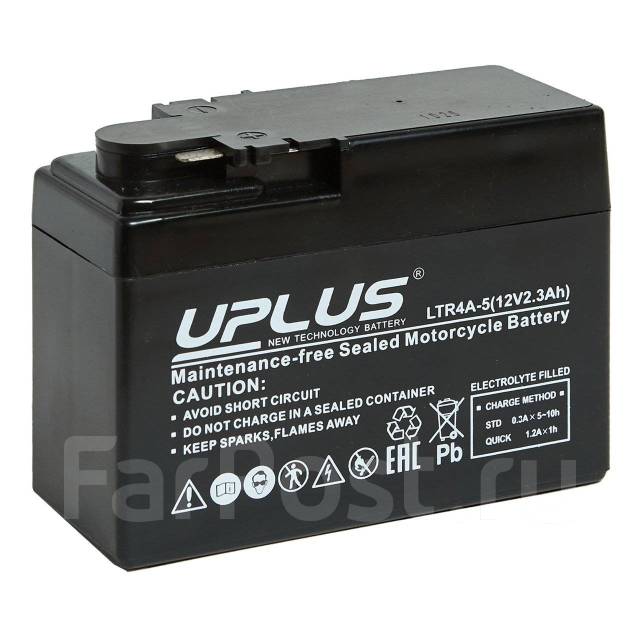Мото аккумулятор AGM Leoch Uplus LTR4A-5 2,3 ампера, новый, в наличии ...