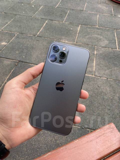 IPhone 12 Pro Max, 256 гб, черный, б/у, в наличии. Цена: 47 000₽ во ...