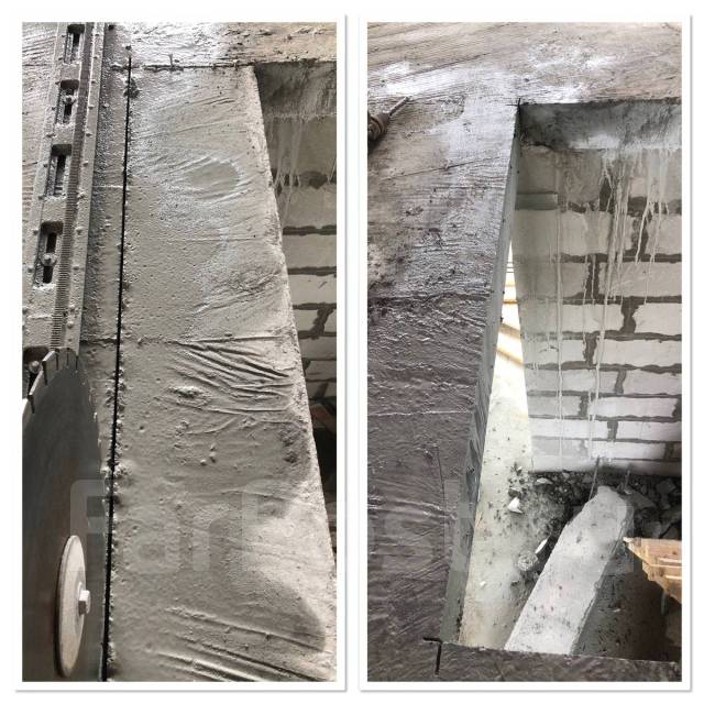 Алмазная резка проёмов/Демонтаж квартир, стен, полов, стяжки, бетона и ...