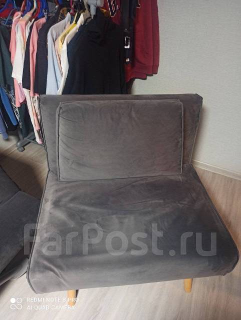 Диван-кровать+кресло раскладное, б/у, в наличии. Цена: 40 000₽ во ...