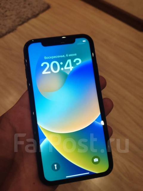 iPhone XR 64Gb, 64 гб, 5", моноблок, черный, 4G LTE, Dual-SIM, NFC, б/у ...