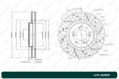 ���� ��������� ��������������� ������������� ������ G-Brake GFR20285R GFR20285R ����