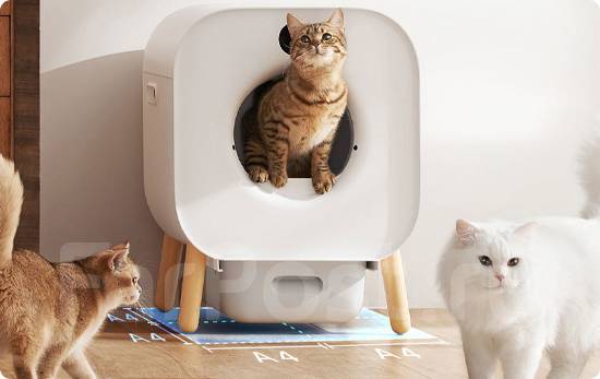 Умный туалет для кошек Xiaomi Intelligent Automatic Cat Toilet, под ...