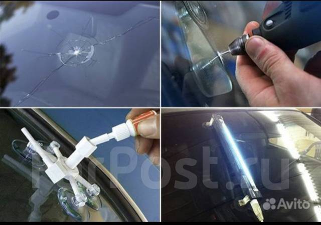 Замена лобовых стекол, легковые автомобили, спецтехника в Хабаровске