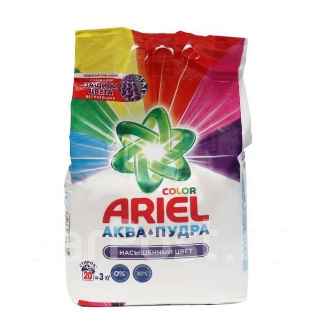 Стиральный порошок Ariel (Ариель) Color аква-пудра, автомат, 3 кг ...