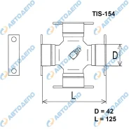 ���������� ���������� ���� Isuzu ELF �������� TIS-154 TIS154 ����