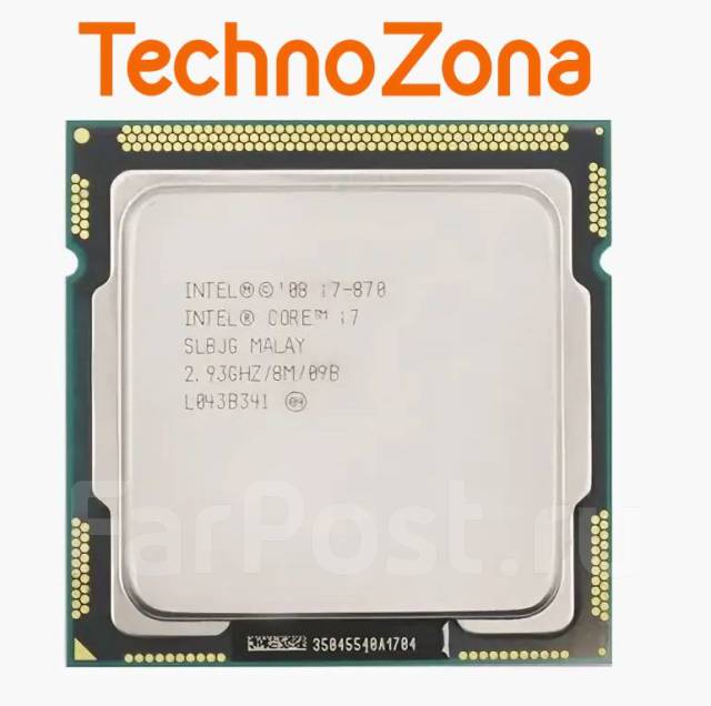 Процессор intel i7-870 (4c/8th/ 3.6GHz) LGA1156, б/у, в наличии. Цена ...
