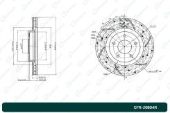      G-Brake GFR20804R GFR20804R 
