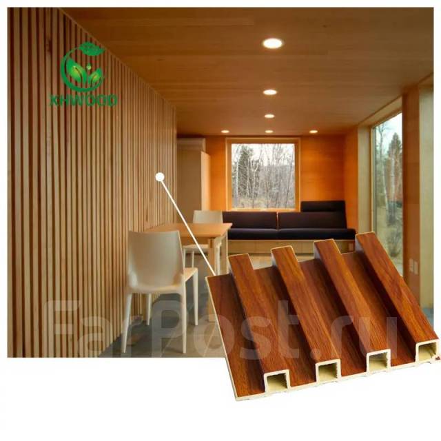 Стеновые панели из ДПК для дома и офиса, под заказ. Цена: 2 500₽ во ...