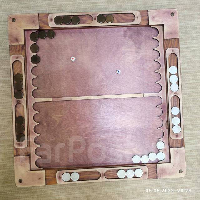 Подарки Настольная игра Нарды + Лудо, Шеш-беш. Парчис, всем, новый, в ...