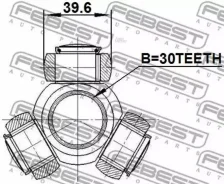 ������� 30x39.6 Chrysler 300C 2004-2010 Febest 2016MAG 2016MAG ����