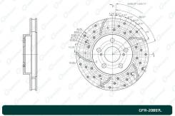 ���� ��������� ��������������� ������������� ����� G-Brake GFR20897L GFR20897L ����