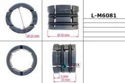 ������ ������� ����� Toyota Corolla E120 2002-2006 Emmetec LM6081 LM6081 ����