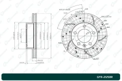 ���� ��������� ��������������� ������������� ������ G-Brake GFR21250R GFR21250R ����
