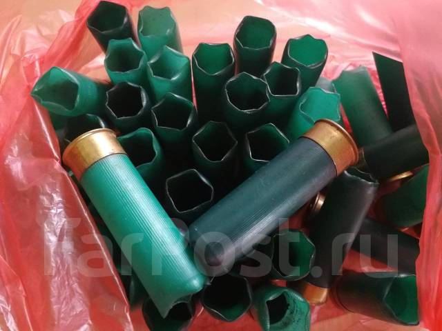 Гильзы 12 кал. Техкрим 12-70-11 под закрутку (евро капсюль КВ-22), б/у ...
