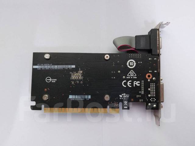 Видеокарта MSI GeForce GT 710 Silent LP (2 Гб), б/у, в наличии. Цена: 2 ...