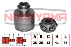 ���� �����-� �-�� ������ KIA Carnival/Sedona (FL) 98-05 (28x26x116x43) Nakayama ���. NJ7137NY, �������� NJ7137NY ����