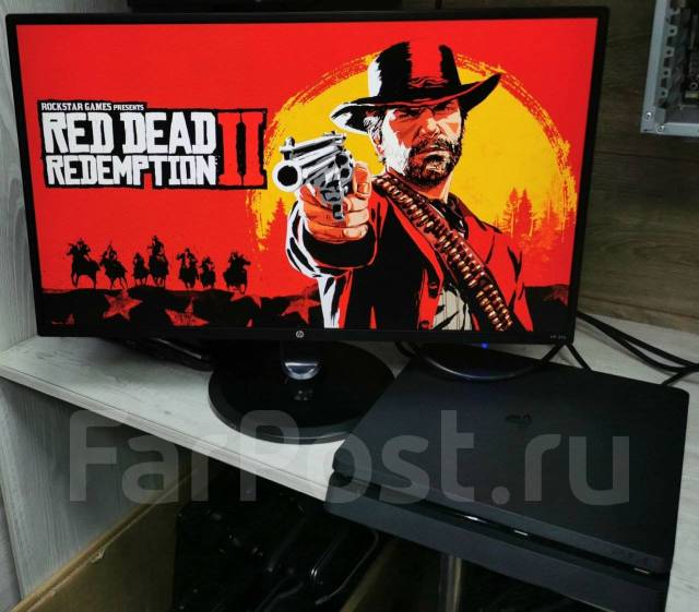 Sony Playstation 4 Slim 1TB (2208b) джойстик + аккаунт с играми, б/у, в ...