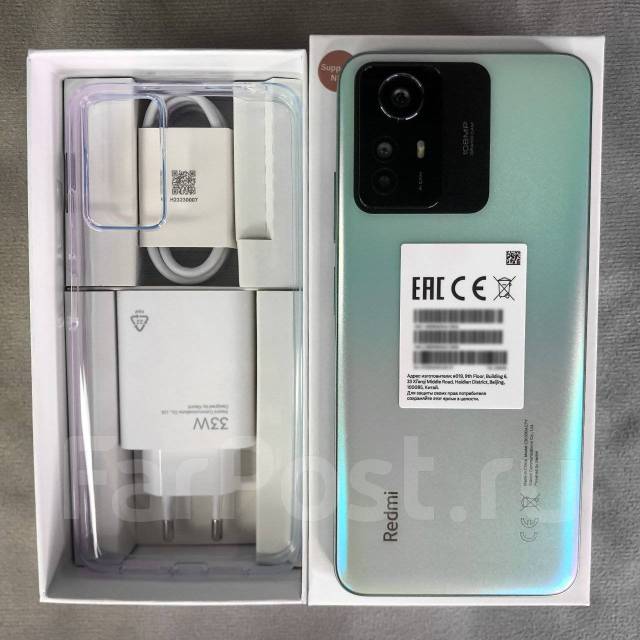 Xiaomi Redmi Note 12S 8ГБ+256ГБ Зелёный! Ростест! NFC! +BTнаушники, 6. ...
