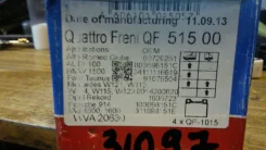������� ��������� �������� Quattro Freni AUDI100/ Alfa Romeo Quattro Freni QF51500 QF51500 ����