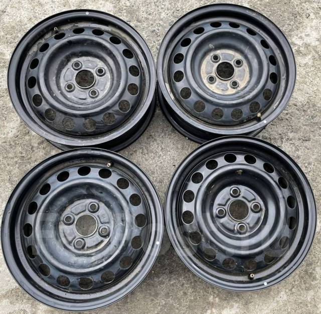 Штампованные диски R15 4X100, Topy, 15", 3 шт, 4x114.3, 68,0 мм. 1 шт ...