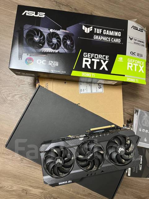 Видеокарта ASUS GeForce RTX 3080 Ti TUF OC Гарантия+БП ASUS Strix 1000 ...