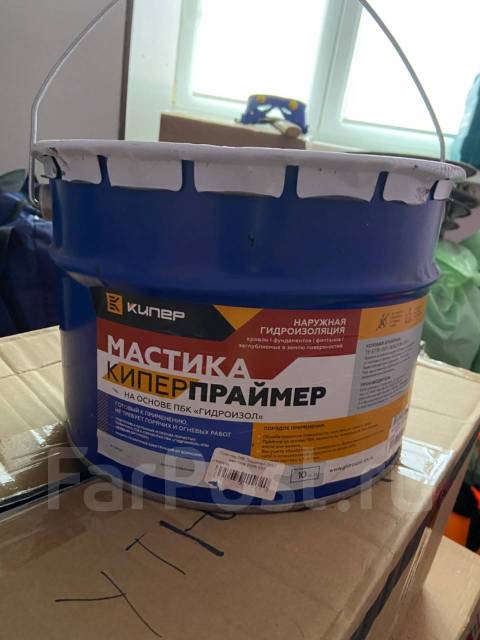 Мастика жидкий битум (10л). Праймер Кипер, в наличии. Цена: 1 500₽ в ...