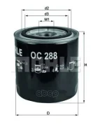 ������ �������� Mahle/Knecht ���. OC288 OC288 ����
