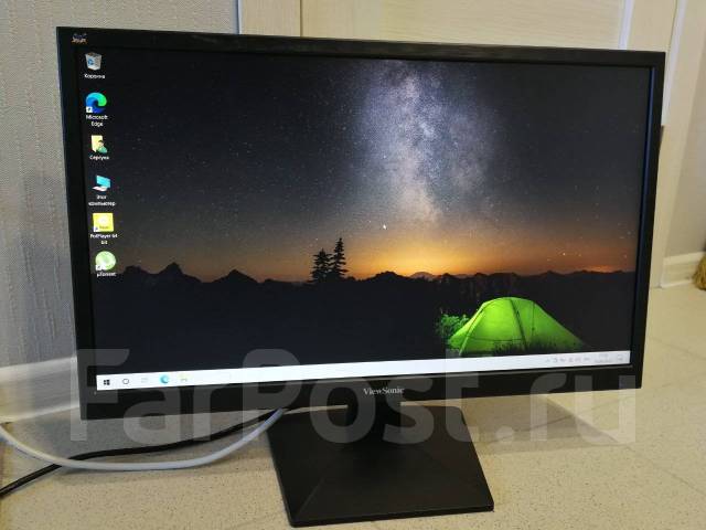 Монитор 2019г ViewSonic 24" 1920*1080@75Гц, HDMI, VGA, ЖК (LCD, LED ...
