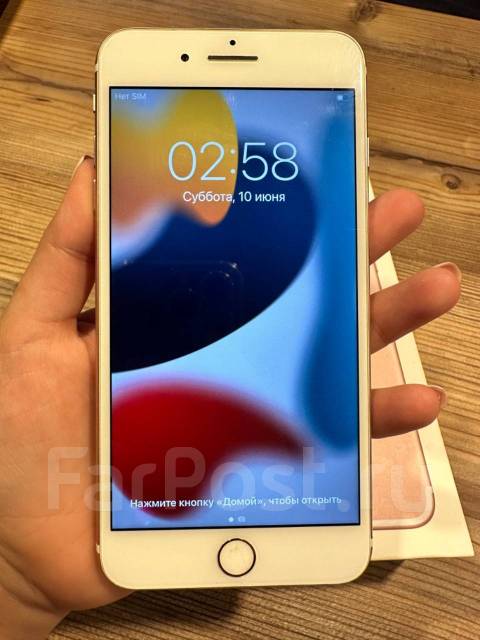 iPhone 7 Plus 256, 5.50", моноблок, розовый, 4G LTE, б/у, в наличии ...