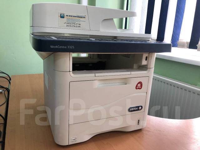 Лазерное МФУ Xerox WorkCentre 3325DNI, б/у, в наличии. Цена: 18 000₽ во ...