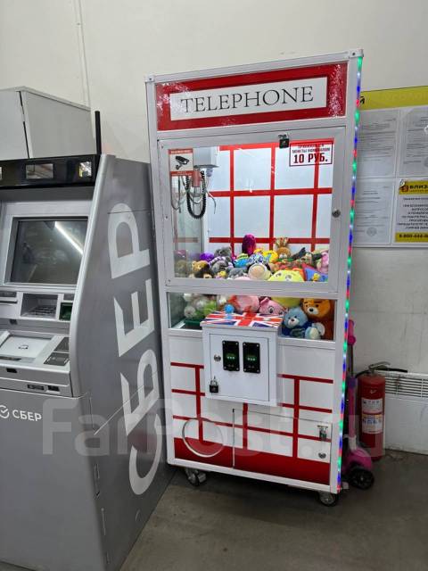 Игровой автомат кран-машина, б/у, в наличии. Цена: 65 000₽ в Хабаровске