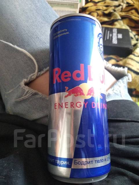 Red bull банка во Владивостоке