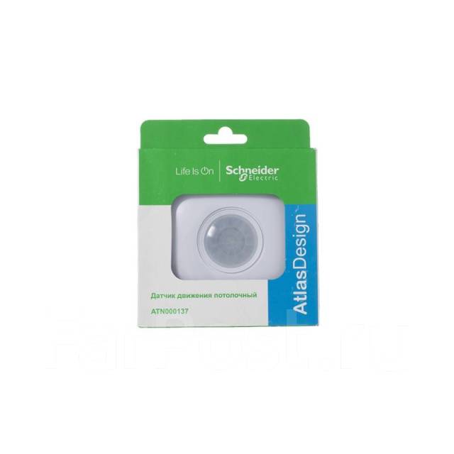 Датчик Движения потолочный 2000 Вт 360° Белый Atlasdesign Schneider ...