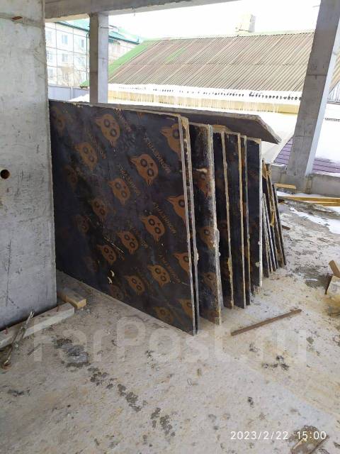 Фанера под опалубку, в наличии. Цена: 2 000₽ во Владивостоке