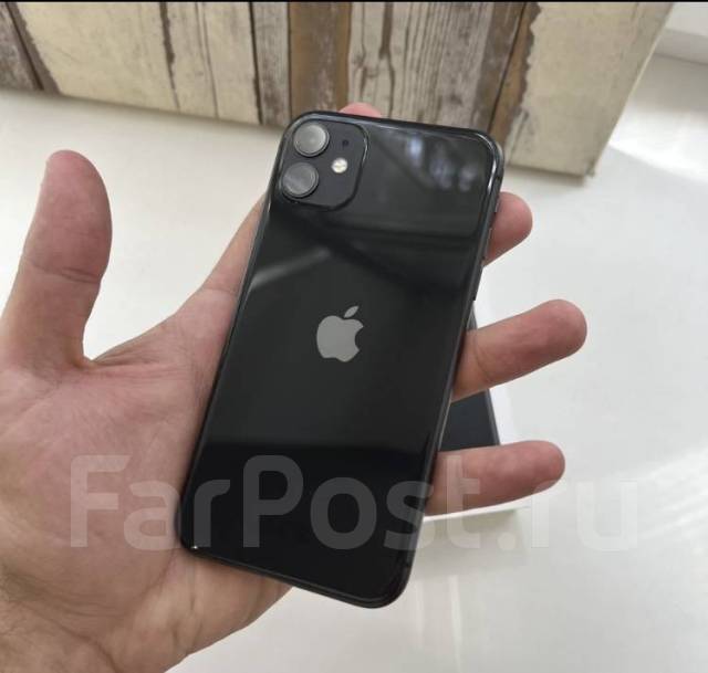 Apple iPhone 11 128g, 6.10", черный, б/у, в наличии. Цена: 20 000₽ в ...
