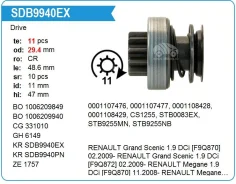 ������� �������� Renault Megane 1.9 11���. (11 ������) 1006209940 1006209940 ����