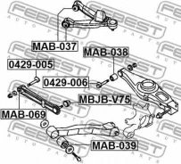 ���� ������� Mitsubishi Pajero IV ������� ������� ������ ������ 0429006 0429006 ����