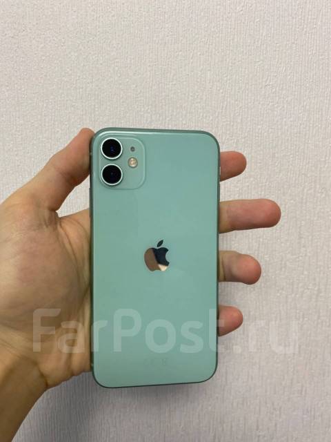 iPhone 11 128 gb, 6.10", зеленый, б/у, в наличии. Цена: 19 000₽ во ...