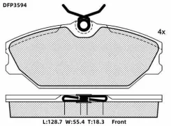 ������� �������� DFP-3594 "Double Force" (� ABC) DFP3594 ����