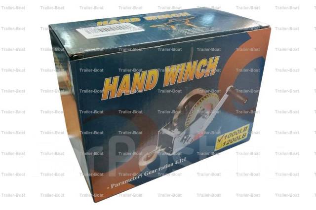 Лебедка ручная HAND Winch нагрузка 1000 LBS, 53433, новый, в наличии ...