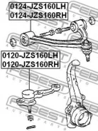 ����� ������� ������ | ����� ����/��� | Toyota, Lexusgs300, 430 JZS160, UZS161, Aristo JZS16, Crown, Crown Majes 0120JZS160LH ����