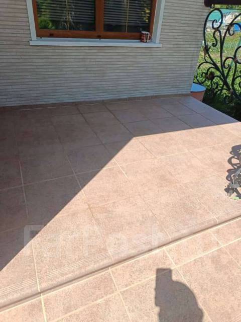 Укладка плитки крыльцо. Клинкер в Находке