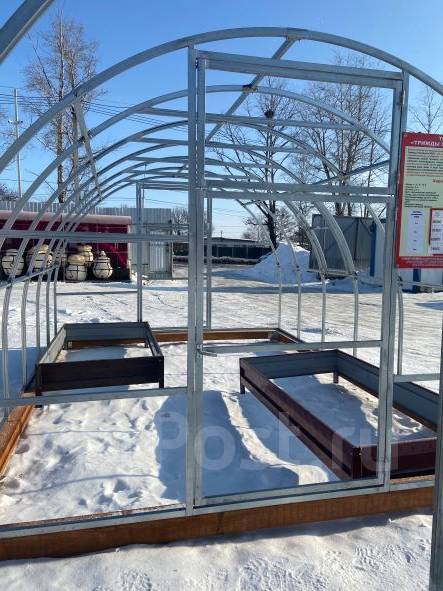 Теплица "Трижды Усиленная NEW" 3х4 с поликарбонатом, новый, в наличии ...