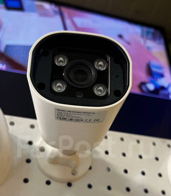 Комплект IP видеонаблюдения уличный на 2 камеры 4 Мегапикселя, новый, в ...