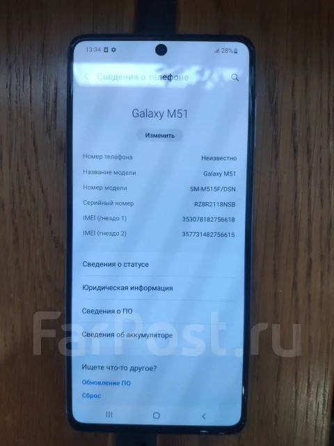 Samsung Galaxy A51. �/�, 128 ��, �����, 4G LTE, Dual-SIM, NFC ����