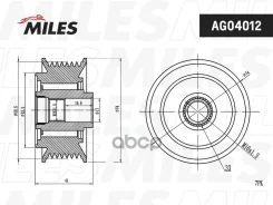 �������� ����� AG04012 (37321-4A000; 37322-4A001; 37322-4A002; OAP7159) Miles ���. AG04012 AG04012 ����