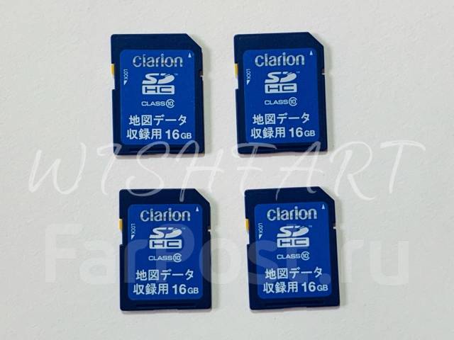 Clarion GCX675W QY-7648M-A Загрузочная SD карта, новый, в наличии в  Хабаровске