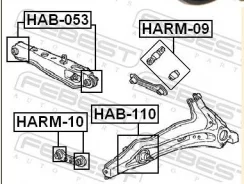 ������ Honda Civic 87-95, CRX 87-98 Isuzu Domani ������� ������� ������ ���������� �/�� ST52365SH3014 ST52365SH3014 ����